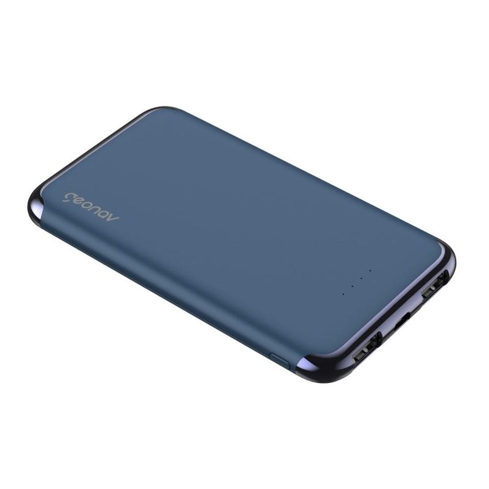 Carregador Portátil Power Bank 6000mAh Azul 2 Portas Usb PB6KMB Geonav