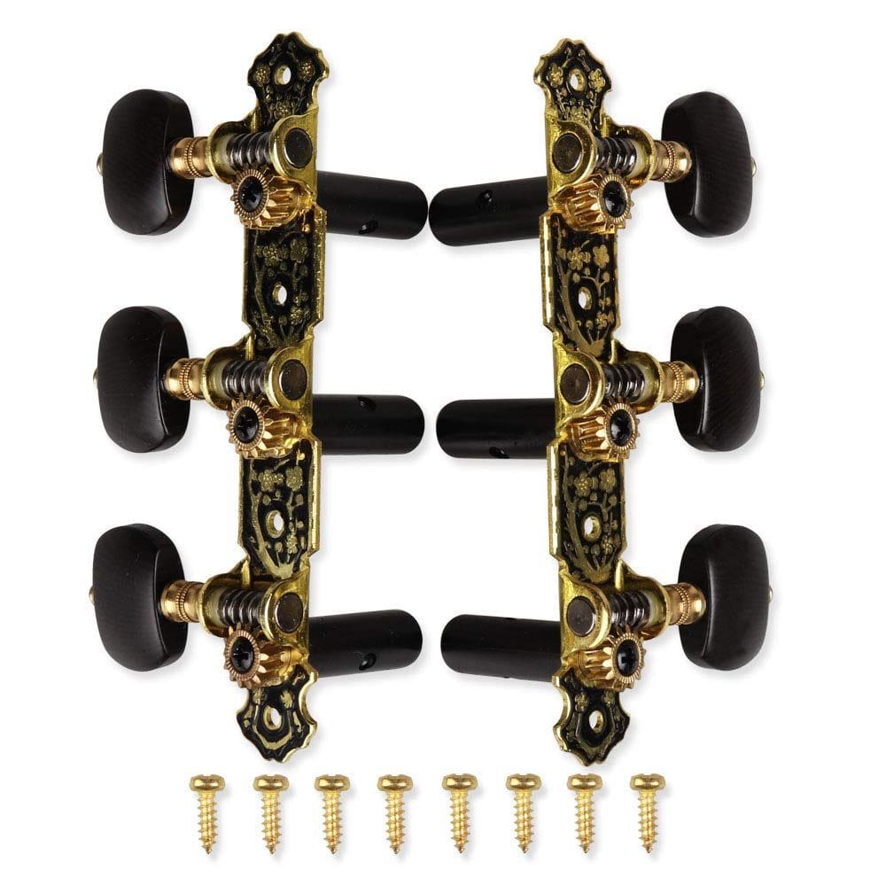 Conjunto Guitar Tuners Machine Heads 3+3 para guitarra clássica