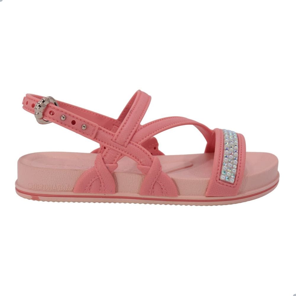 Sandália Infantil Grendha Bela Aconchego Rosa Goiaba