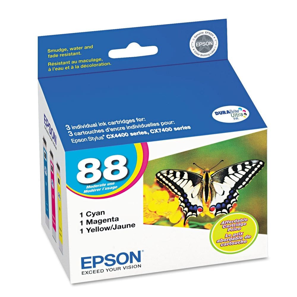 Cartucho de tinta Epson 88 DuraBrite Ultra Color Combo Pack