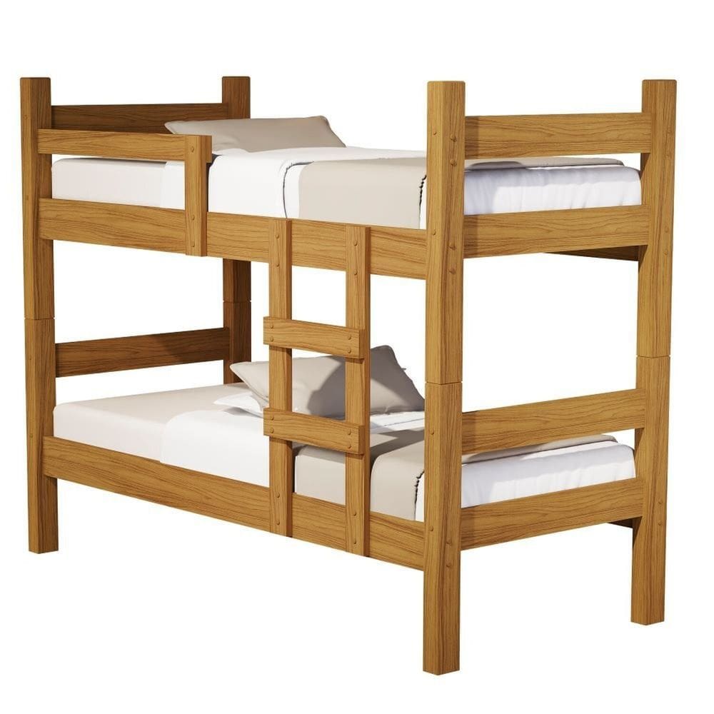 Beliche Solteiro Moderno para Quarto 199cm X 160cm Marrom