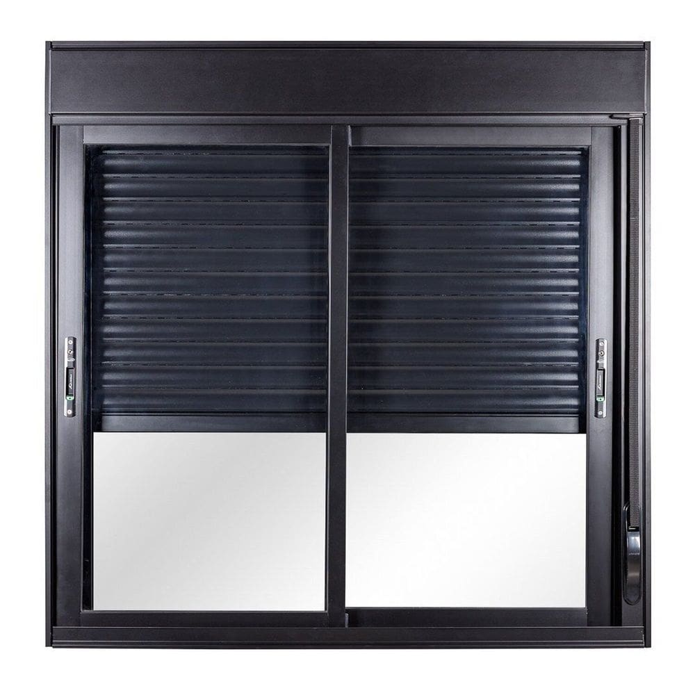 Janela 2 Folhas com Persiana Integrada 100x120cm com Controle