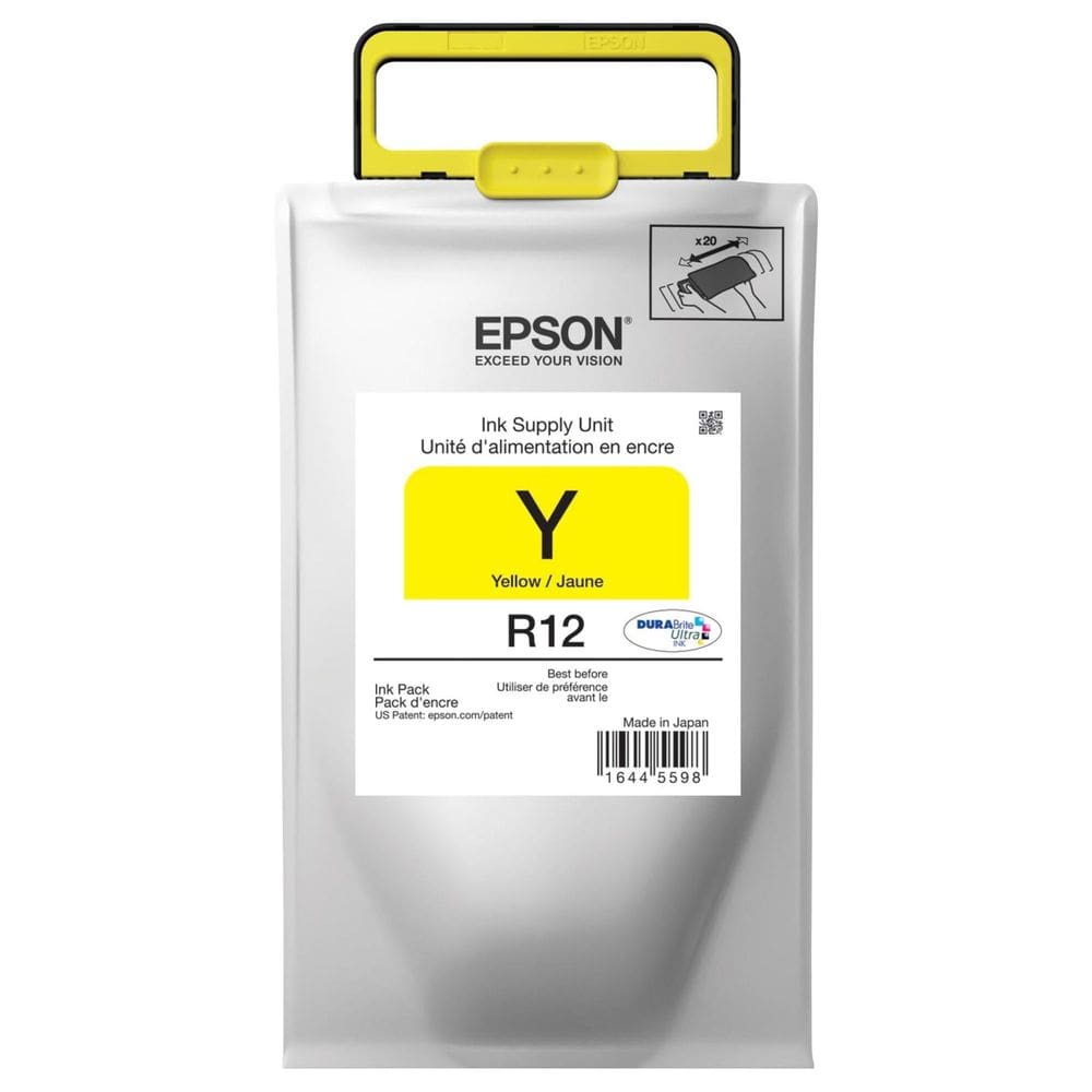 Tinta Epson DuraBrite Ultra Standard Capacidade Amarela TR12420
