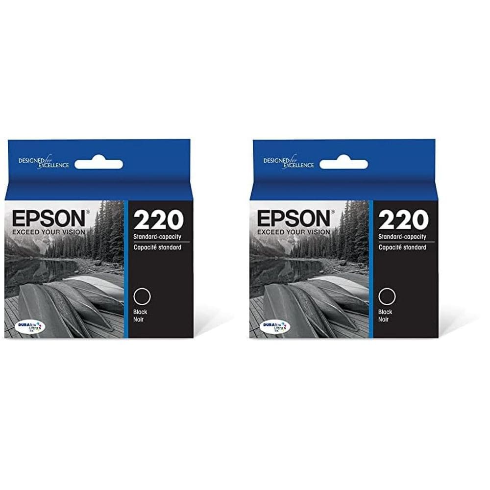 Cartucho de tinta Epson T220120 DuraBrite Ultra Black (pacote com 2)