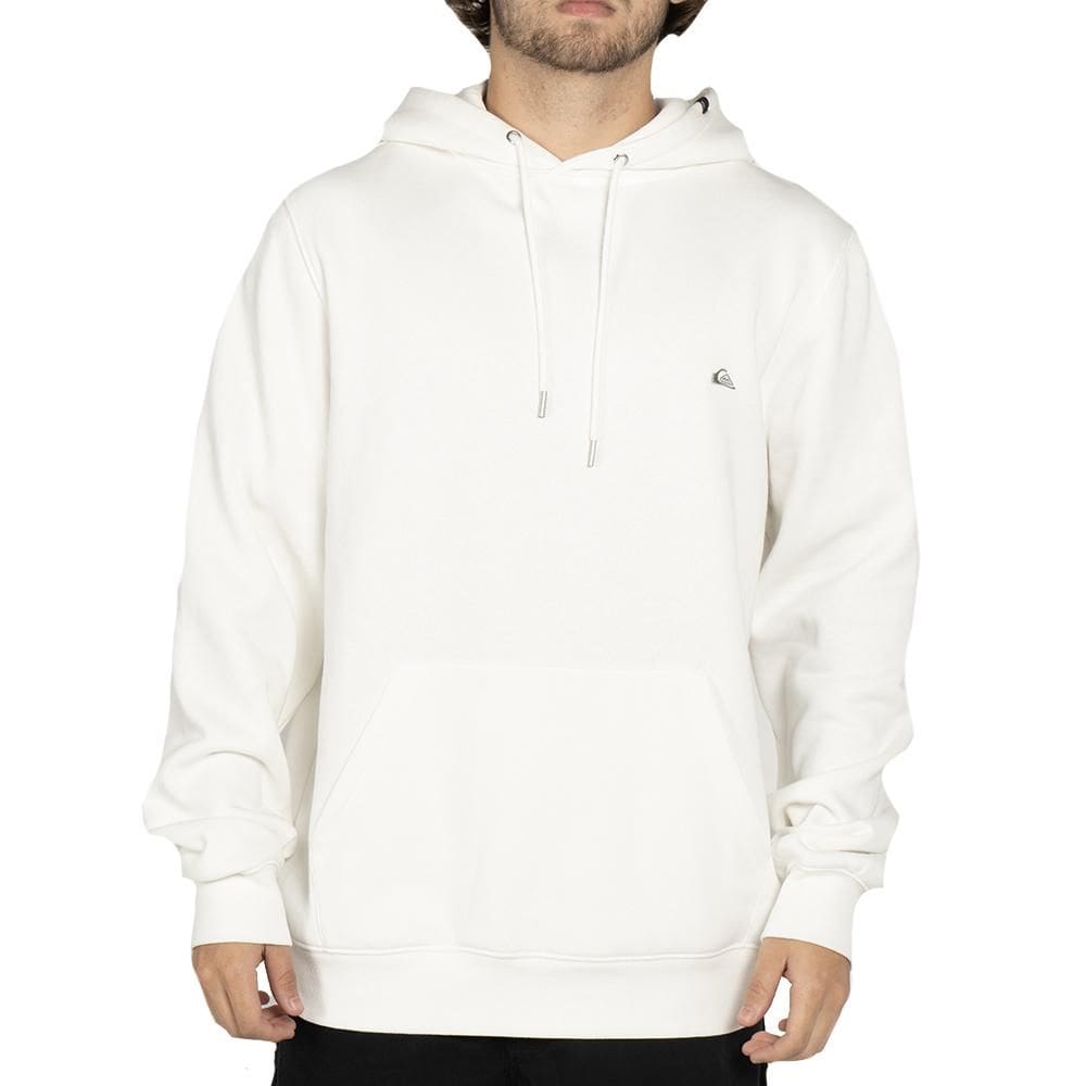 Moletom Quiksilver Canguru Embroidery WT25 Masculino Branco