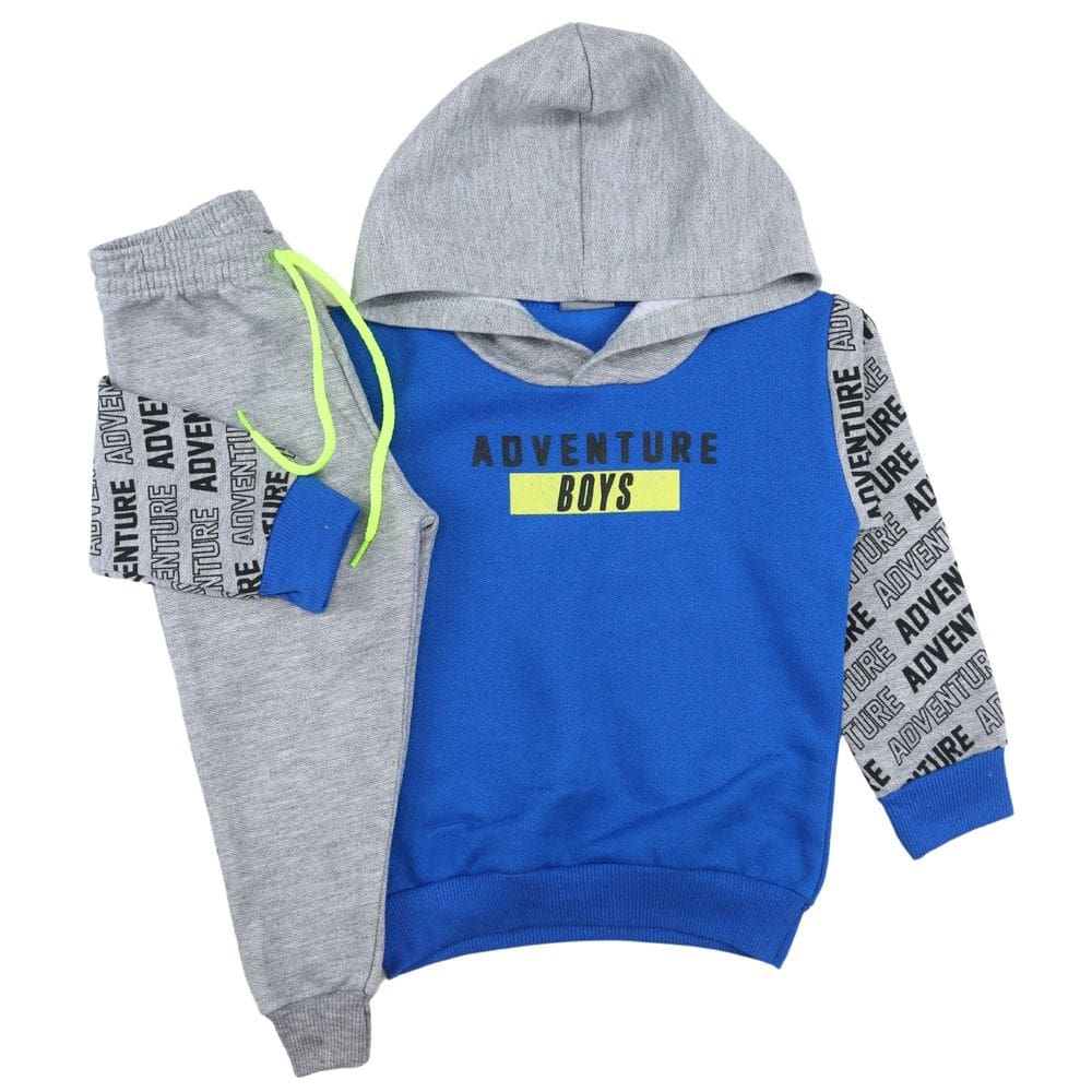 Conjunto Infantil Menino Adventure Capuz Inverno Moletom