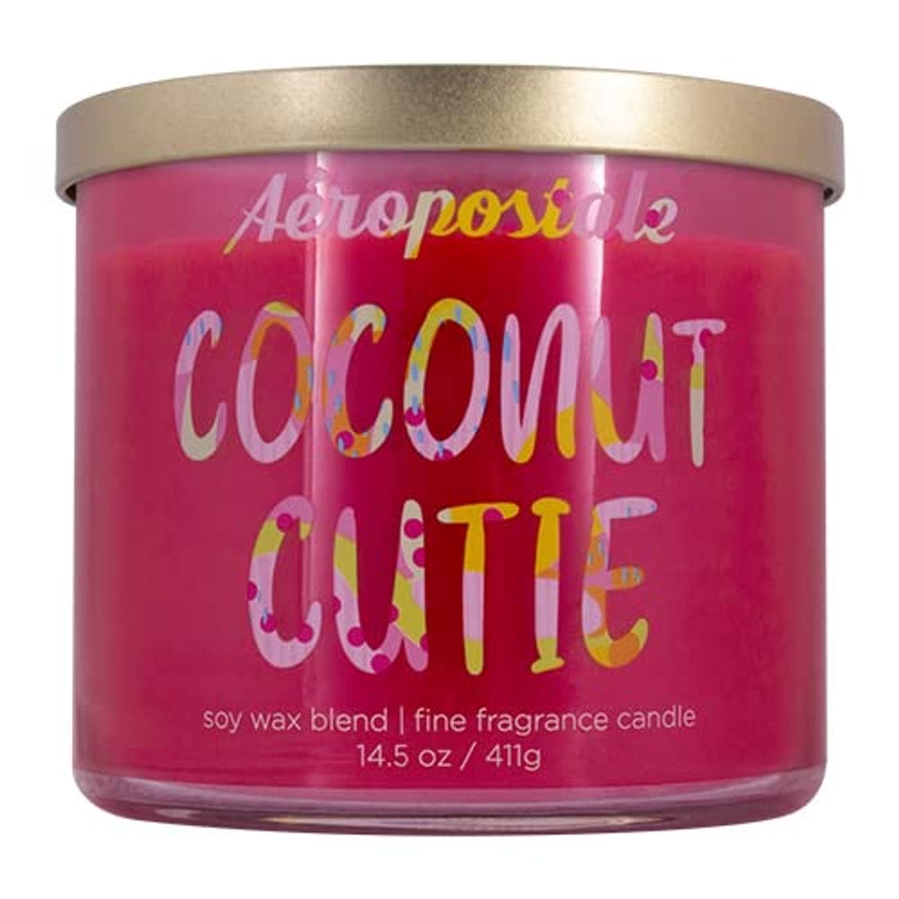 Vela perfumada Aeropostale Coconut Cutie Soy 60h de tempo de queima
