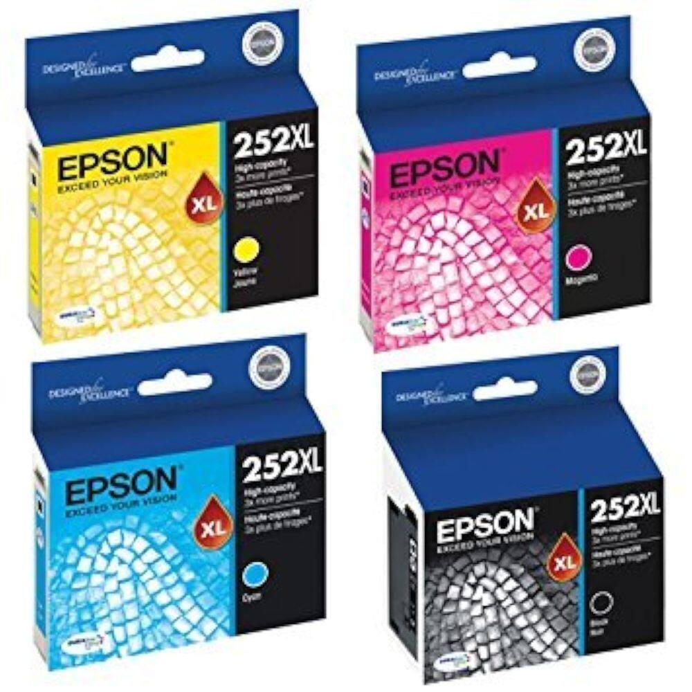 Conjunto de cartuchos de tinta Epson T252XL120 T252XL220 T252XL320 T252XL420