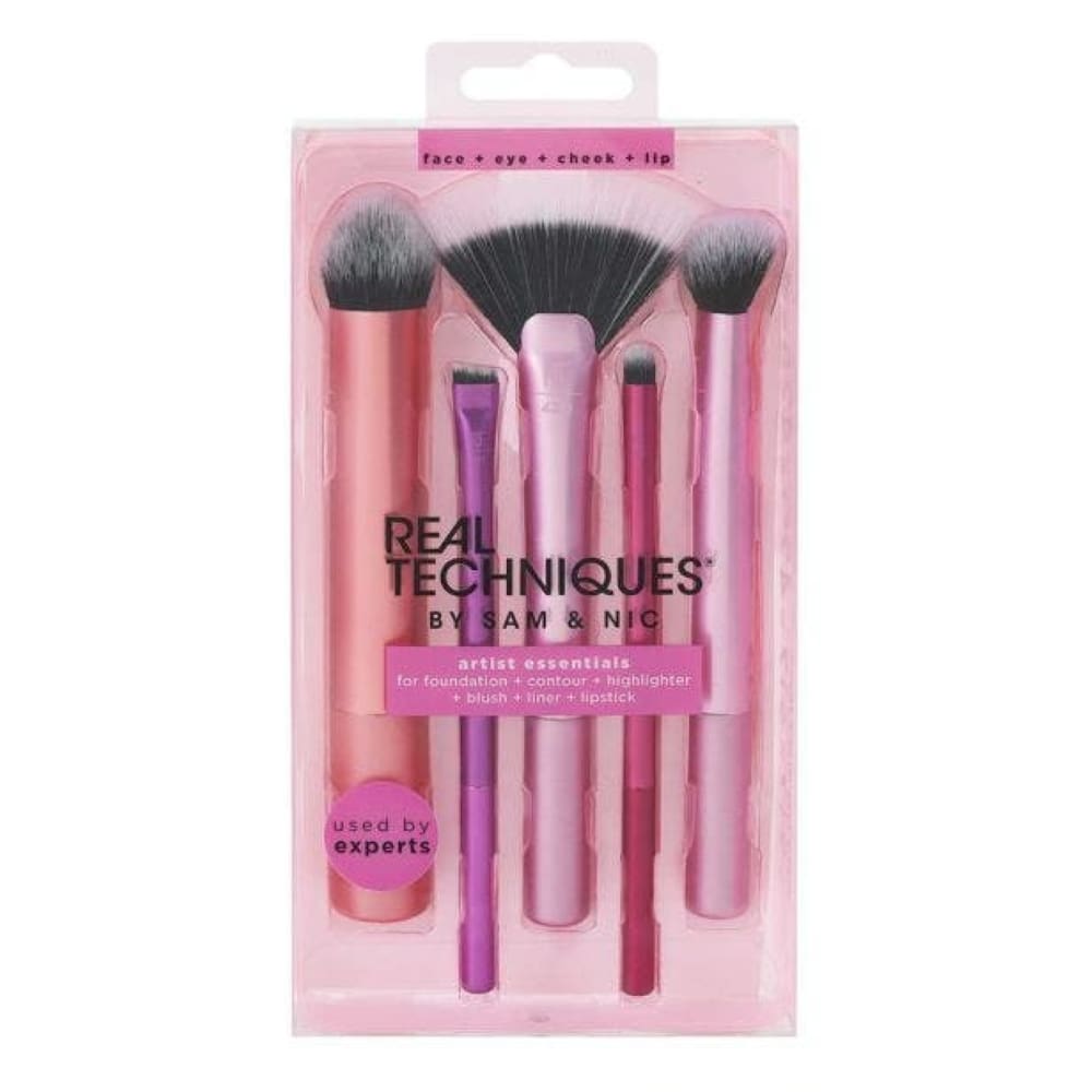 Conjunto de Pincéis de Maquiagem Artist Essentials Brush Set Real Techniques