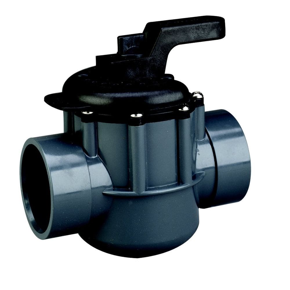 Válvula desviadora Pentair 263029 2 vias 2" PVC cinza/preta