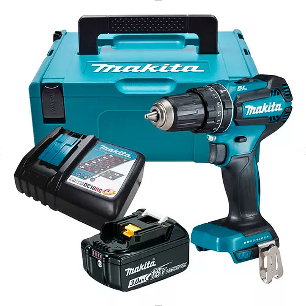 Parafusadeira Furadeira Impacto a Bateria 18v Makita