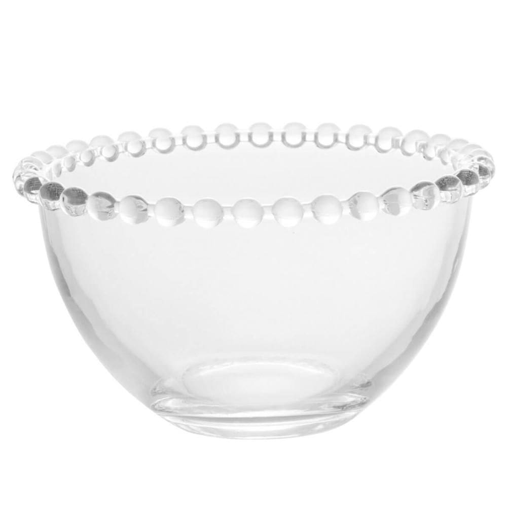 Bowl Cristal 400ml Wolff Pearl Tigela Vidro Sobremesa Frutas