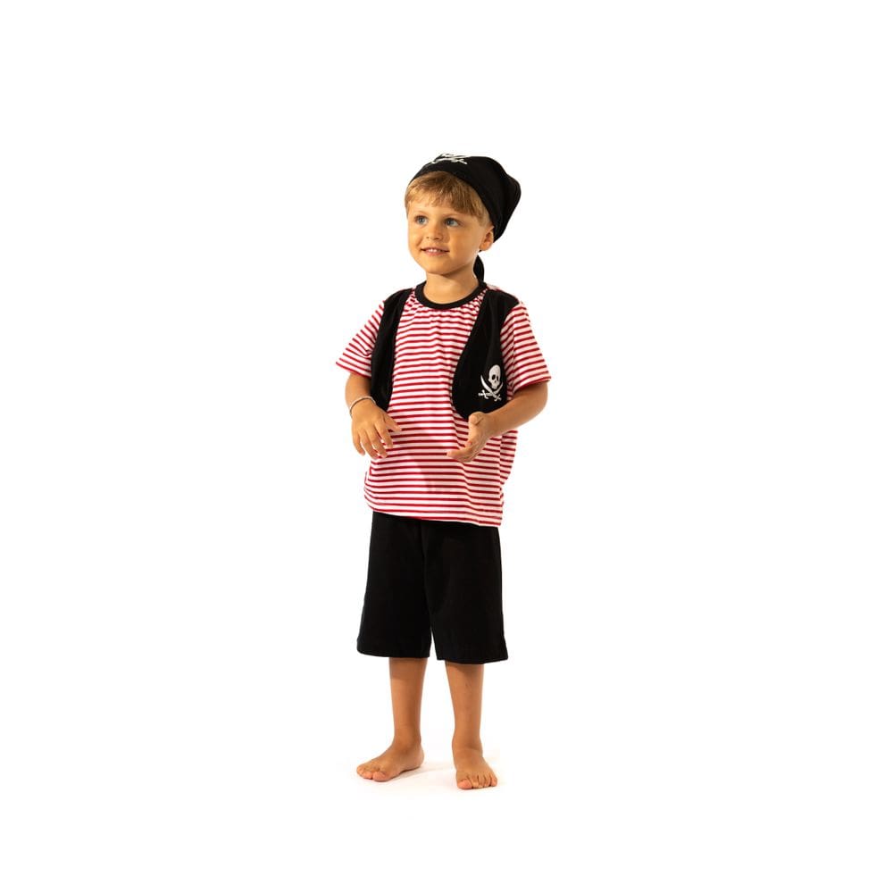 Fantasia Infantil Pirata Menino Curto Tamanho: 2