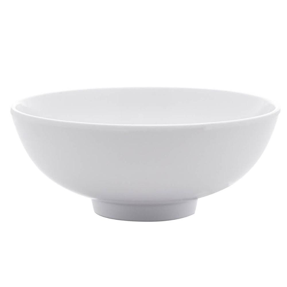 Kit 50 Bowls Melamina 12,5x5cm Lyor Milão Brancos Tigelas Sobremesas Cumbucas Restaurante Hotel
