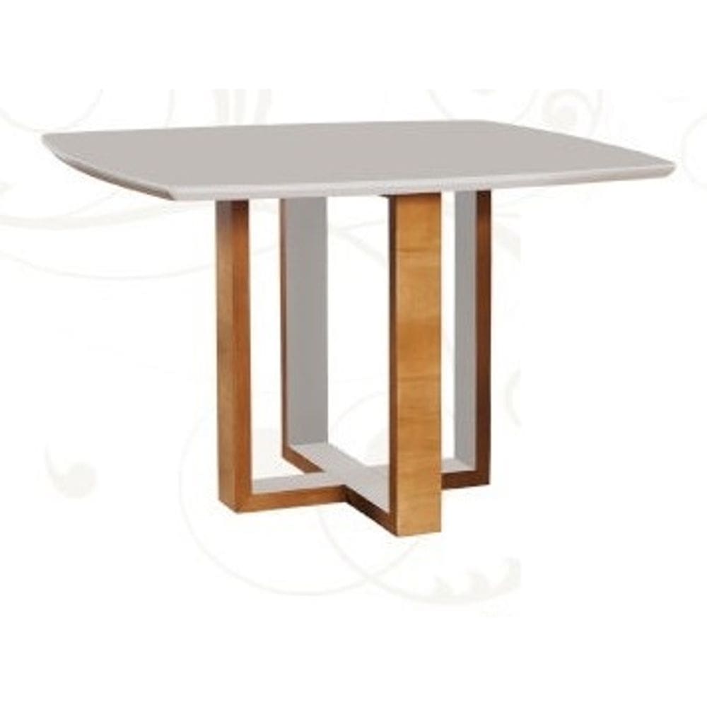 Mesa de Jantar Moderna Laqueada - Atlas-1,4x1,4m - Art Salas