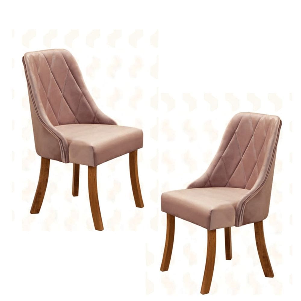 Cadeiras para Mesa de Jantar Estofada - Lara - Art Salas