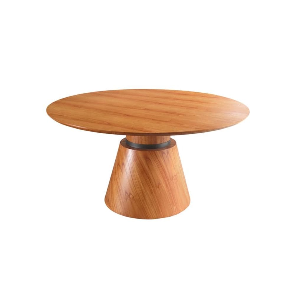 Mesa de Jantar Redonda Laminada 1,50m - Piemonte - Requinte Salas