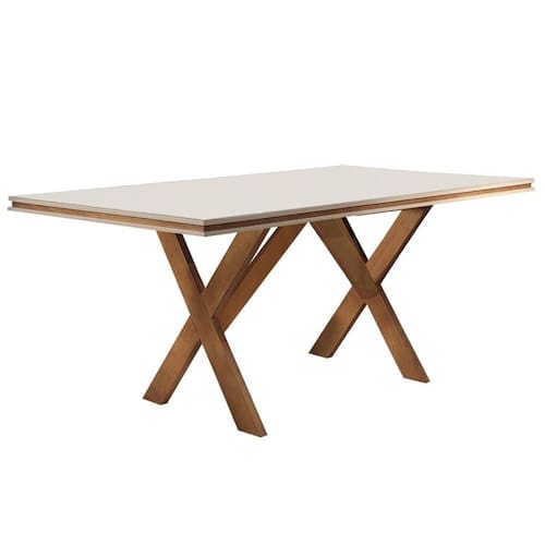 imagem-Mesa de Jantar Moderna - Nobre-2,0x1,0m - Requinte Salas - Preto