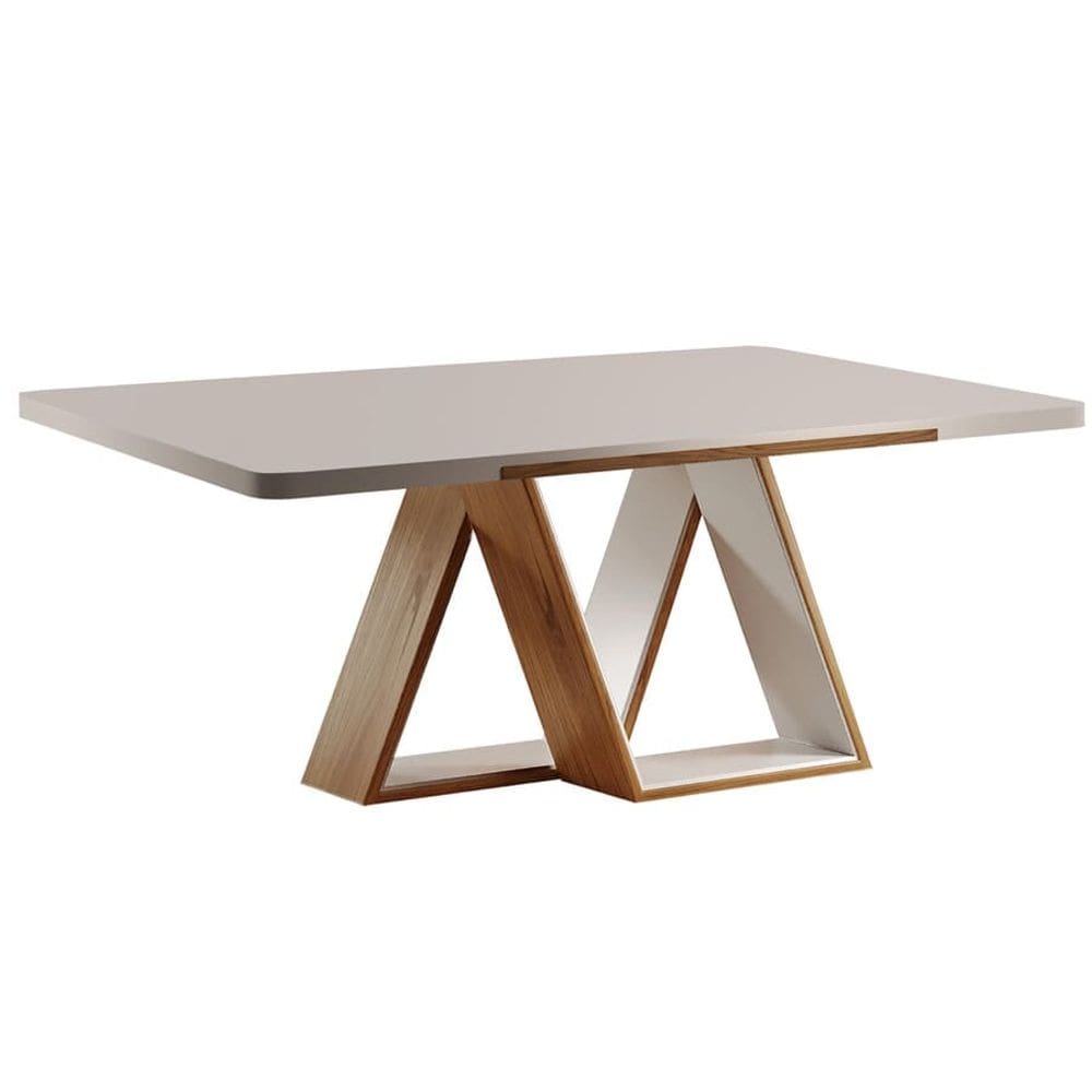 Mesa de Jantar Moderna - Sophia-2,20x1,10m - Requinte Salas