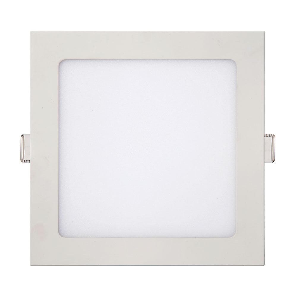 Painel de Led Embutir Quadrado 18W Kian Branco Bivolt
