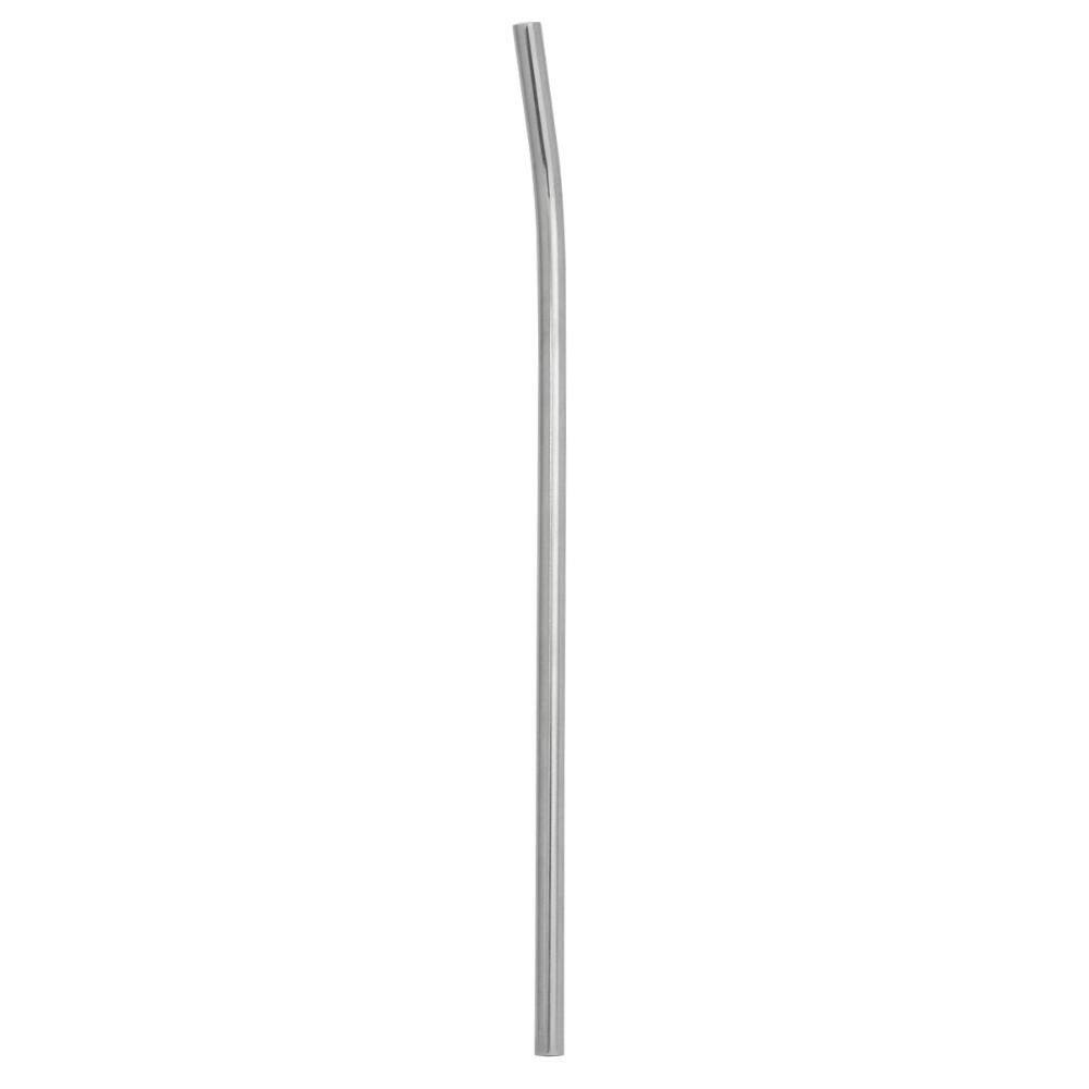 Conjunto 20 Canudos Curvado De Aço Inox 6,3mm 21cm Reutilizável Ecológico