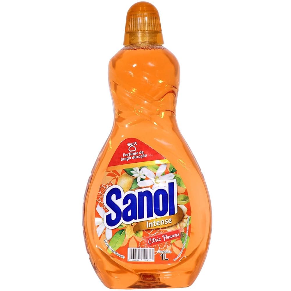 Limpador Perfumado Sanol Intense Fragrâncias Intensas e Duradouras 1L