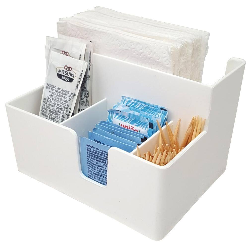 Kit 10 Suportes Sachê Porta Guardanapos Açúcar Organizadores