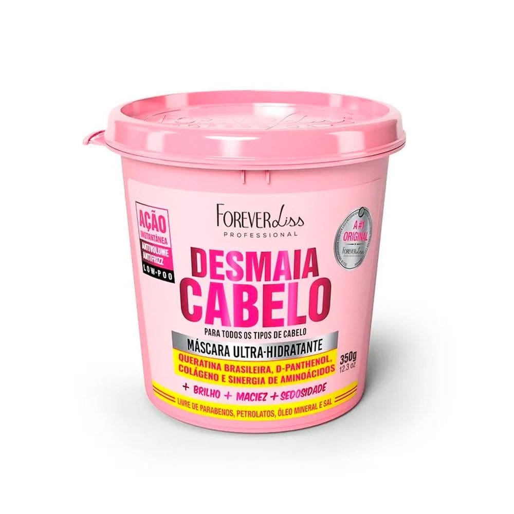 Máscara Ultra Hidratante Desmaia Cabelo Forever Liss 350g