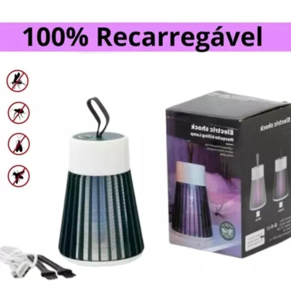 Luminária Mata Insetos Portátil Para Tenda De Camping