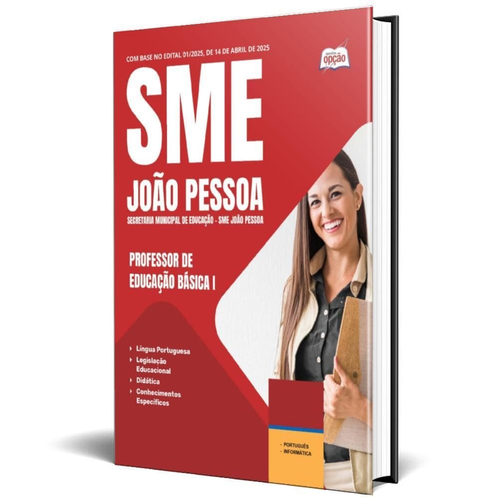 Apostila Sme João Pessoa 2025 - Professor Educação Básica I