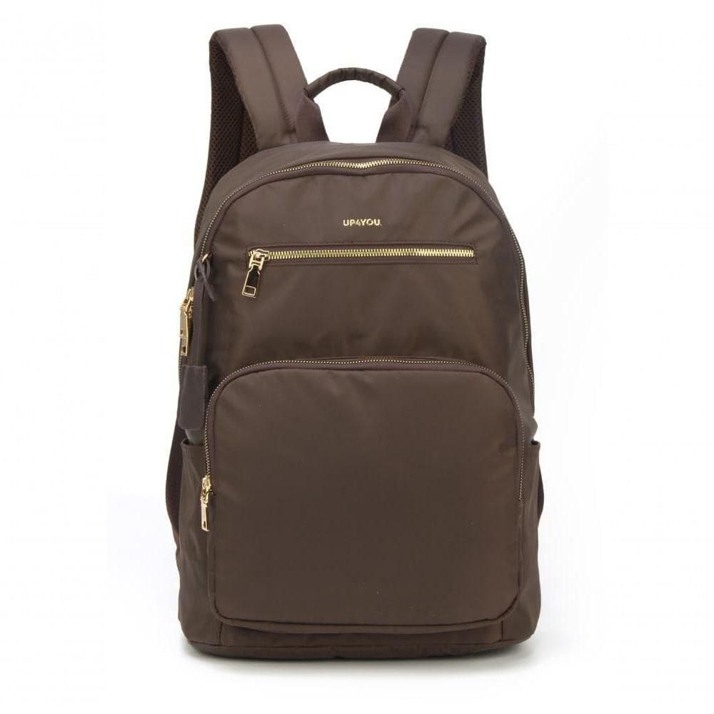 Mochila Laptop Feminino Marrom - Unico Marrom