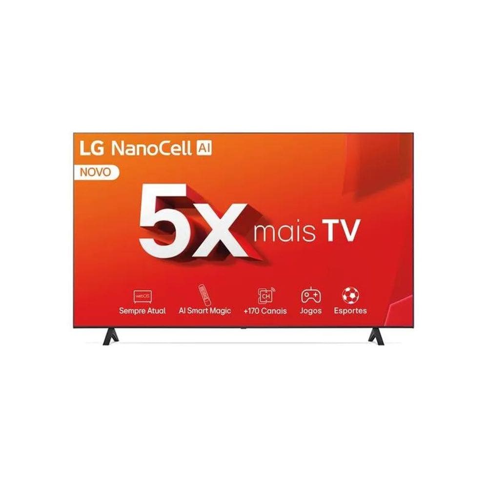 Smart TV LG 55" 4K NanoCell 55NANO80TSA 2024