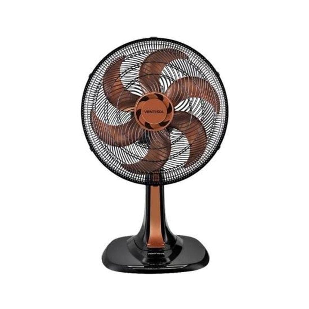 Ventilador De Mesa Ventisol Turbo 6 30cm Bronze 220v f002