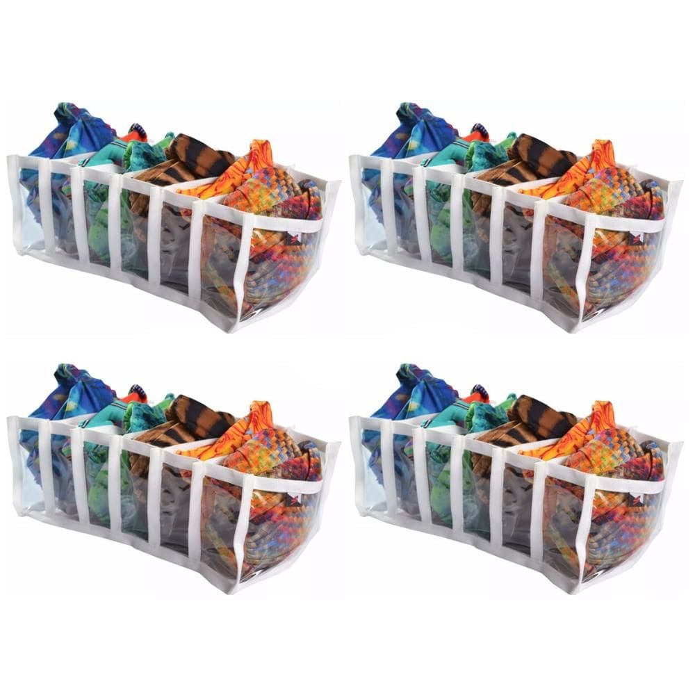Kit 4 Colmeias Organizadora De Sutiãs Biquinis Praia Gaveta Sutiã 28x15cm