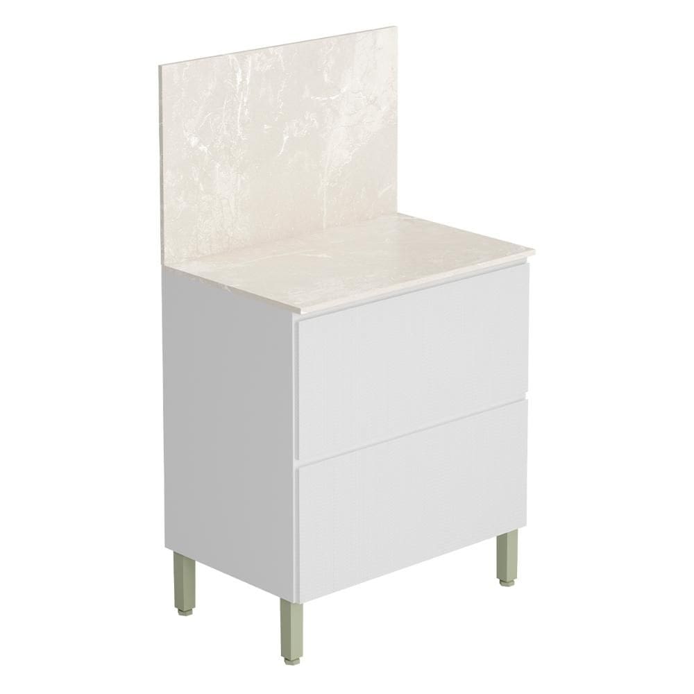 Balcão Com Tampo Cozinha Art com 1 Porta e 1 Gaveta