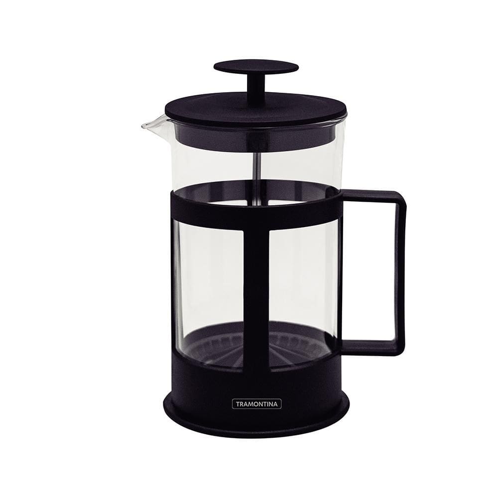 Cafeteira Francesa Para Café Gourmet em Vidro e Polipropileno Preto 1l - Tramontina 61767600