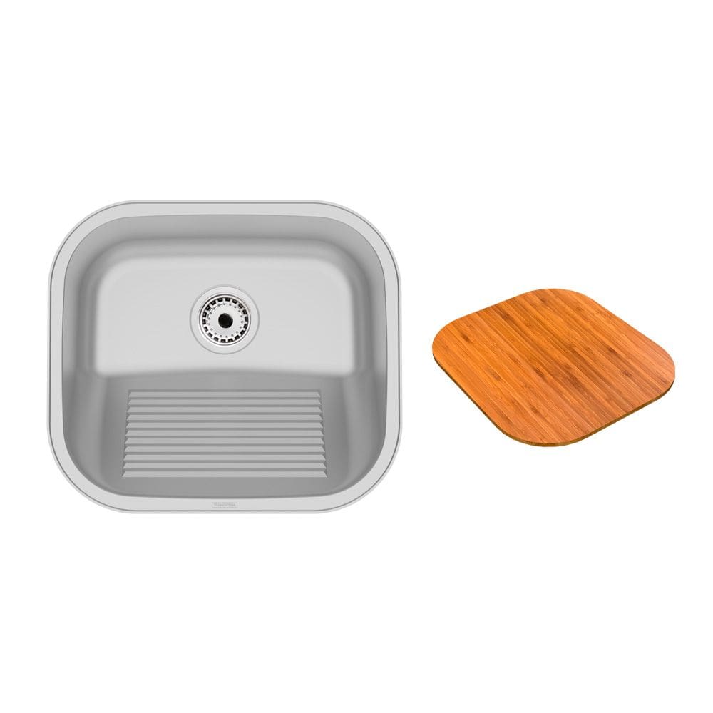 Tanque Tramontina Hera Compact 19 40x35 94404117 Aço Inox Escovado