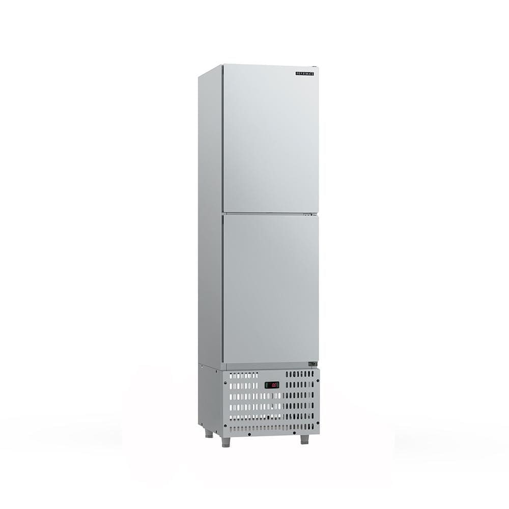 Mini Câmara 2 Portas Resfriados 335l Inox 0 a 7ºc Ar Forçado Motor Inferior Mcr2p - Refrimate 220v