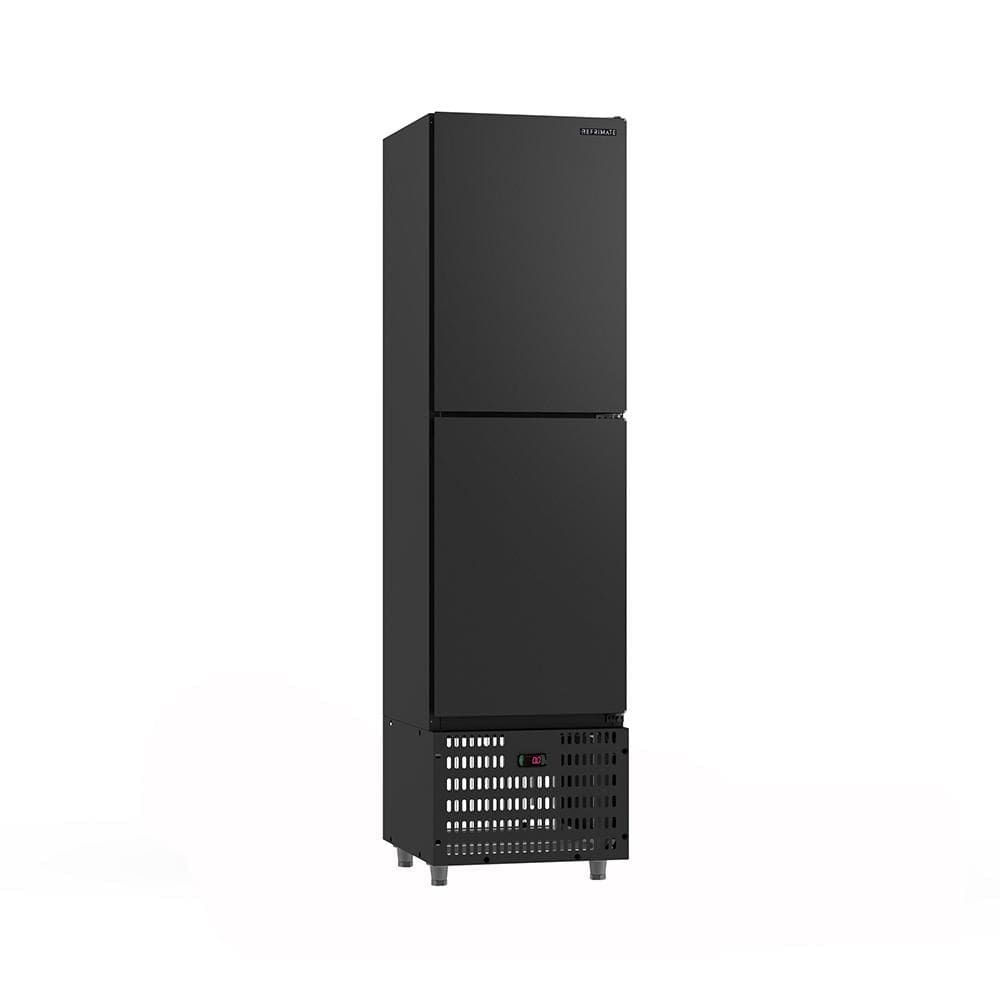 Mini Câmara 2 Portas Resfriados 335l Preto 0 a 7ºc Ar Forçado Motor Inferior Mcr2pp - Refrimate 220v