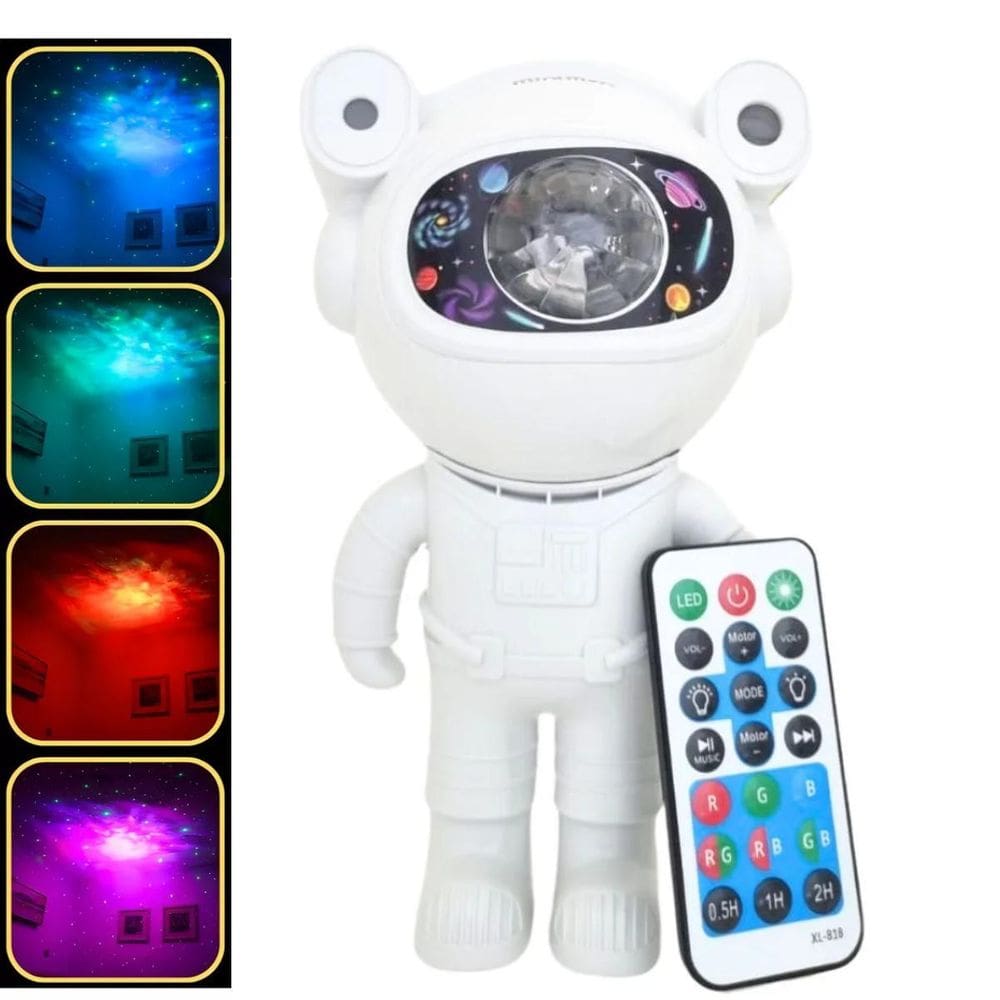 Luminária Astronauta Lúdica Ilumina Quarto Infantil