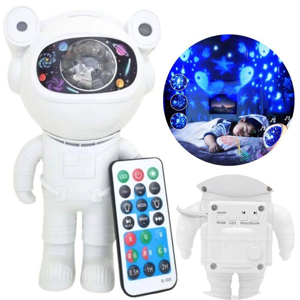 Luminária Galáxia Colorida Ilumina Quarto Infantil