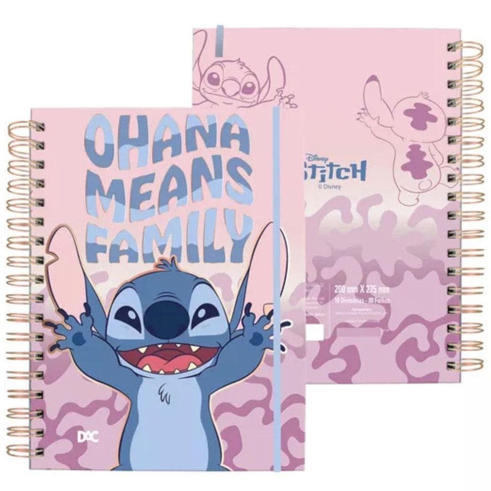 Cadaderno Universitário Smart Stitch 80Fls 90G - 5196 - Dac