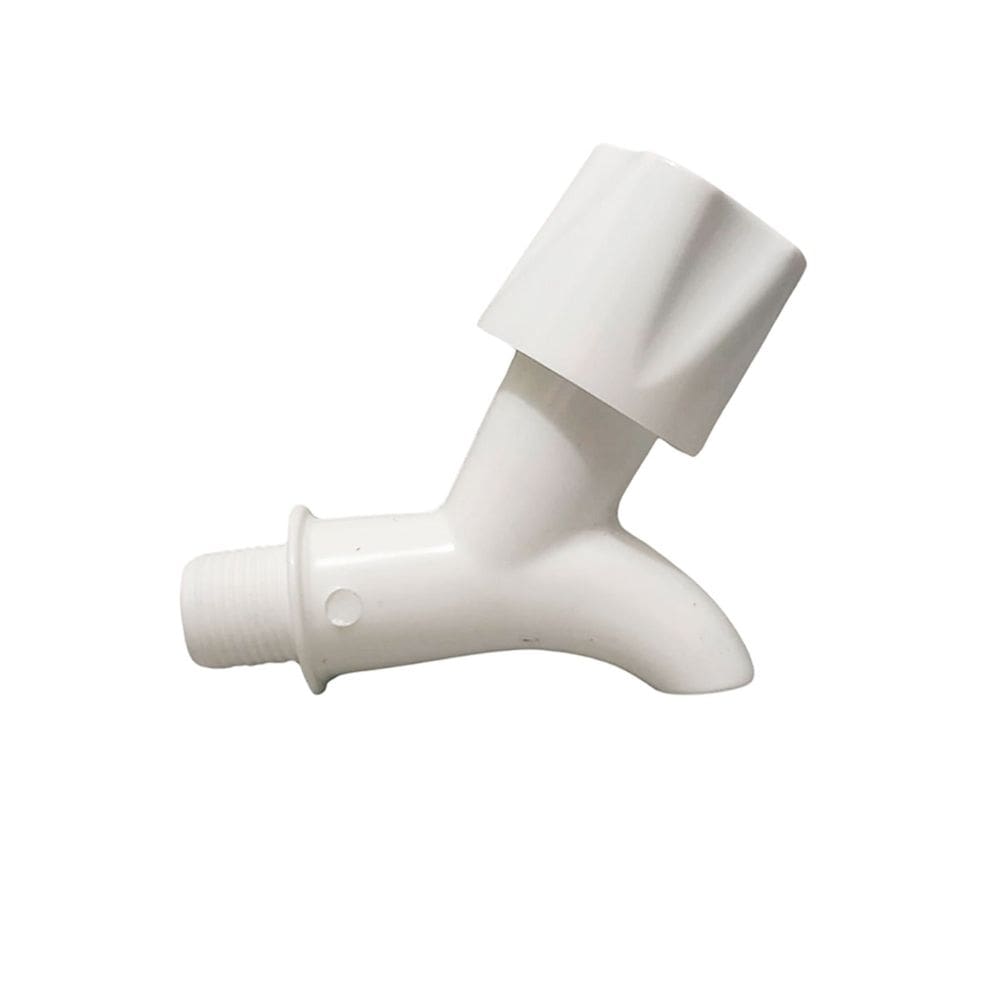 Torneira Para Bebedouro Água Industrial Branca Rosca 1/2\"