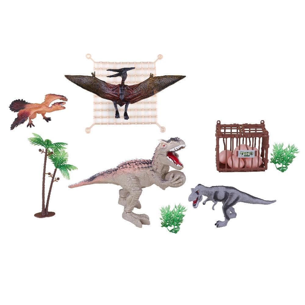 Conjunto Dino Mega Attack com Acessórios Play&Fun