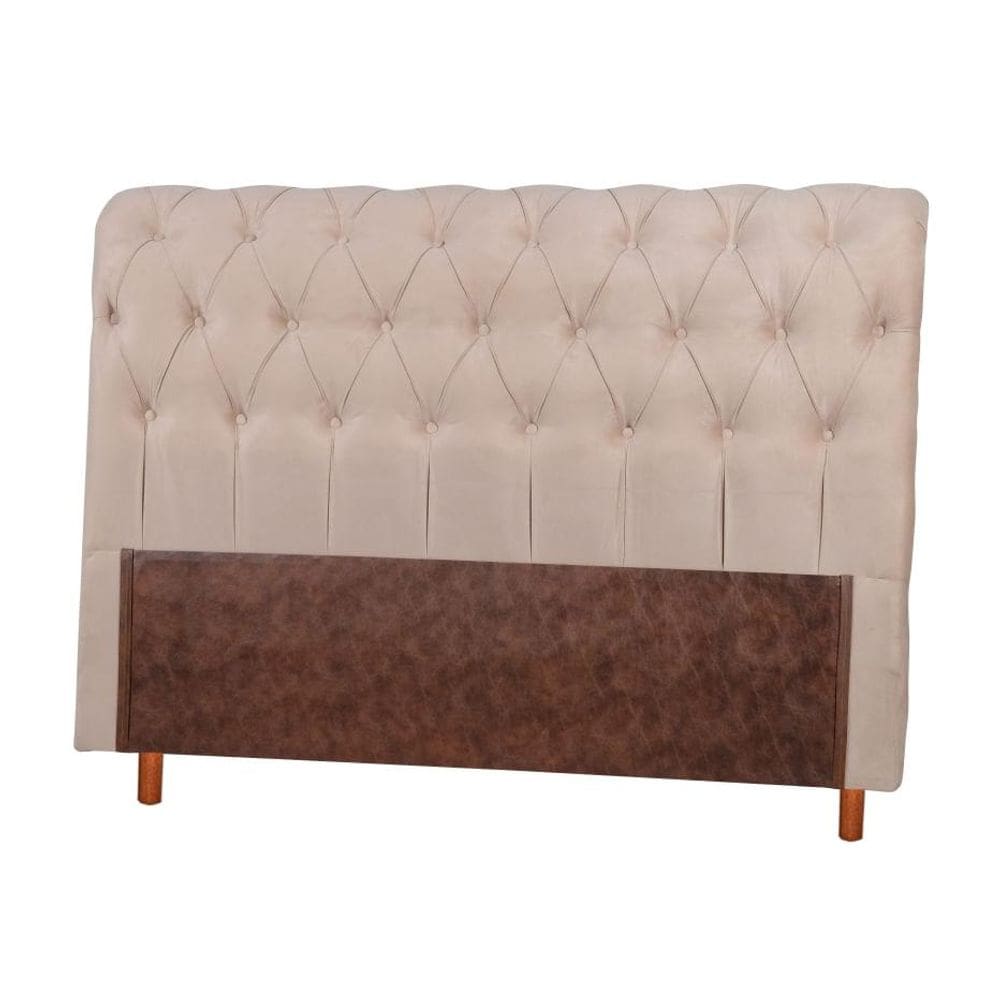 Cabeceira Estofada Casal Lecce 144x128x24 Bom Pastor