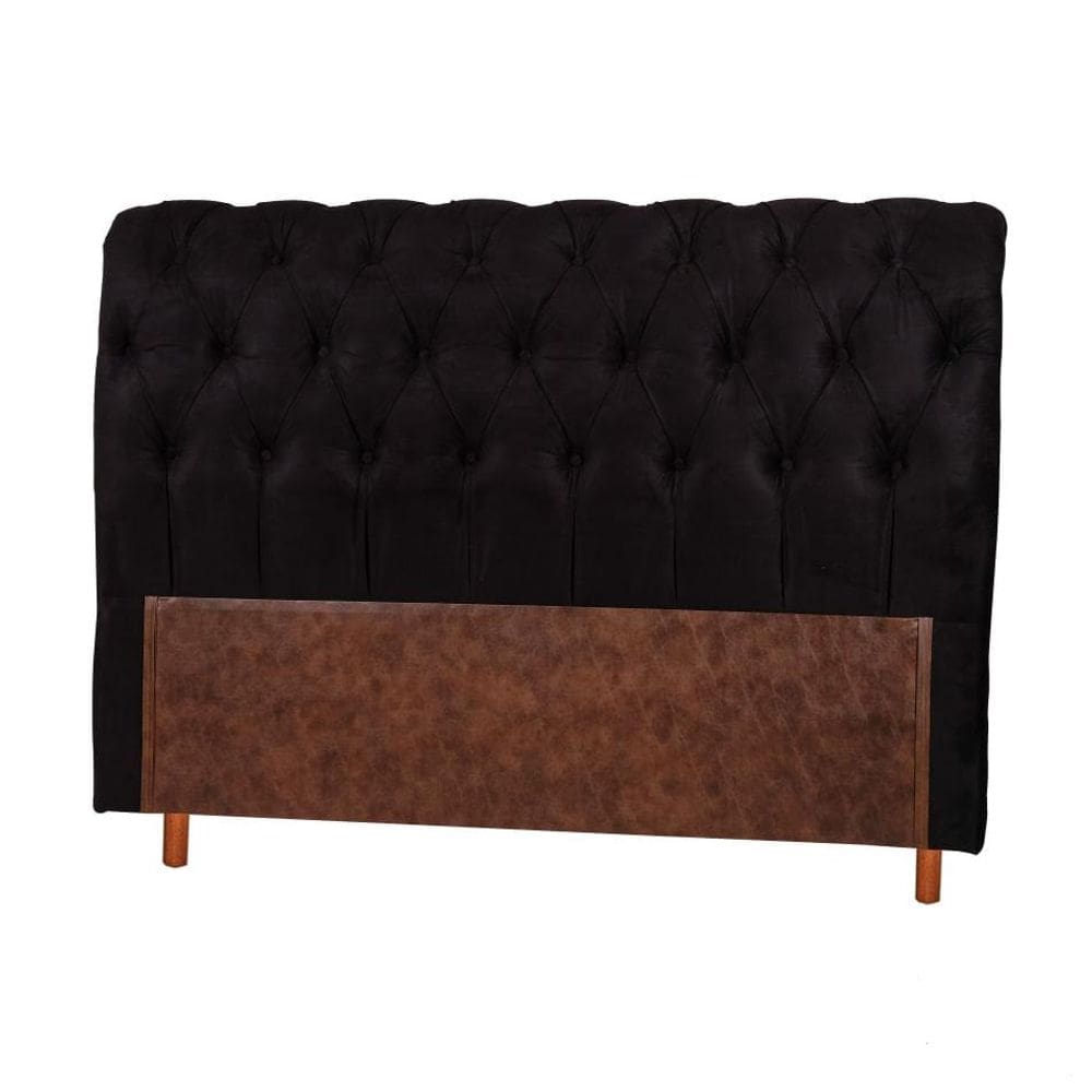 Cabeceira Estofada Queen Lecce 164x128x24 Bom Pastor