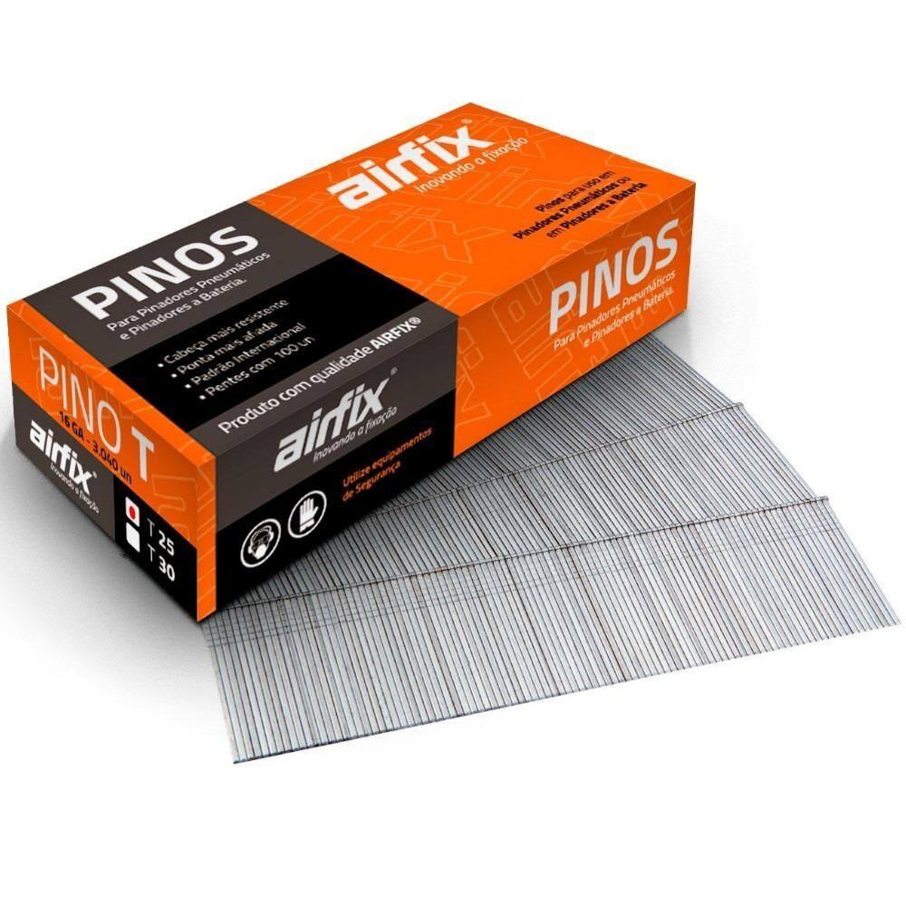 Pino Pinador Pneumático Tipo T 1,4 X 25 Mm 3.040Pçs - T25