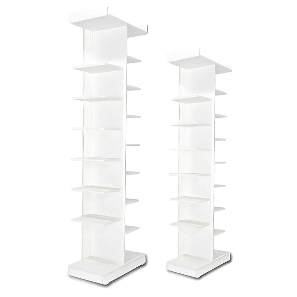 Estante Sapateirinha Expositor Branco 185X55X32Cm - Deep