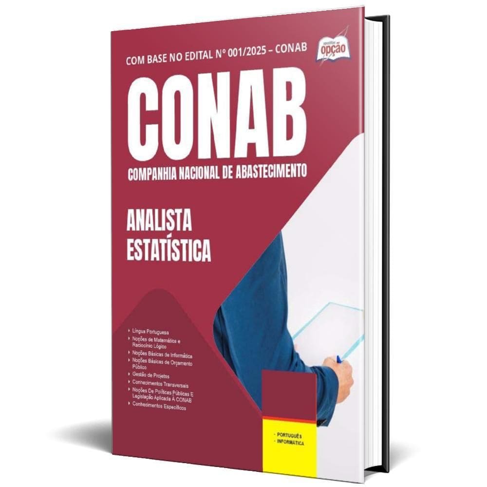 Apostila Conab 2025 - Analista - Estatística