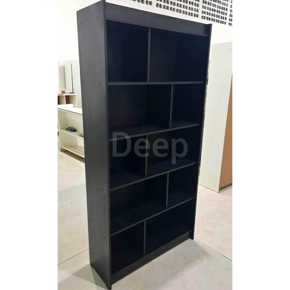 Estante Meia Colméia Multiuso Preto 185X92X32Cm - Deep